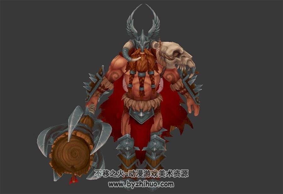 3个欧美魔幻角色 3D模型