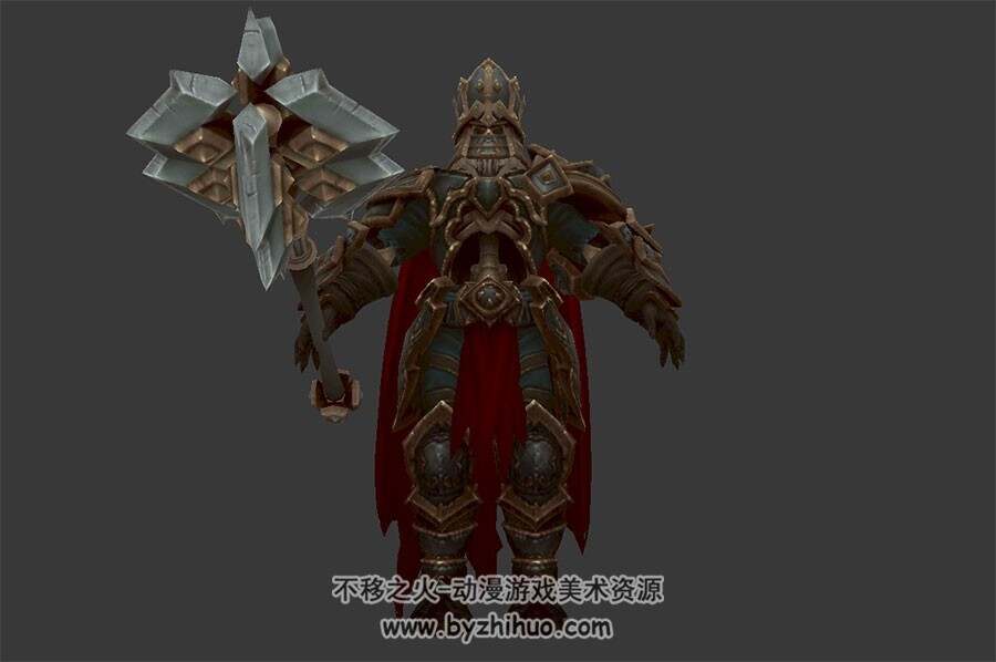 3个欧美魔幻角色 3D模型