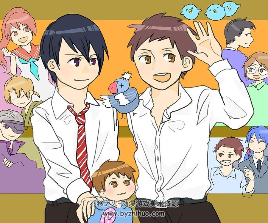 妖怪公寓的幽雅日常 插画壁纸美图分享 46P