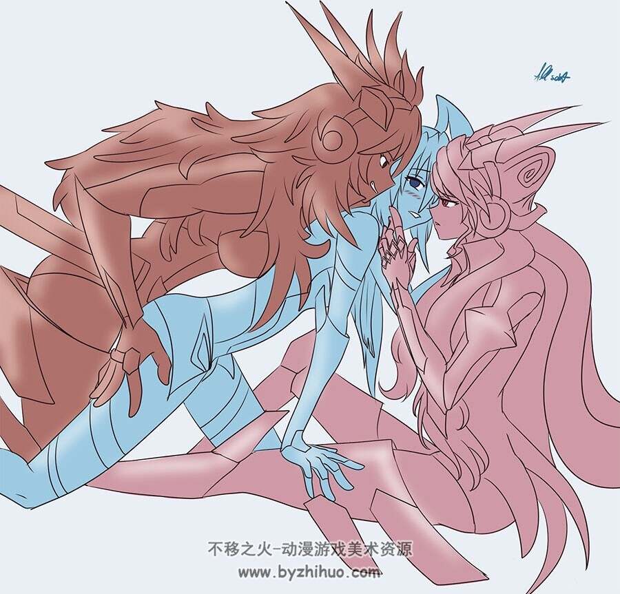 战姬绝唱SYMPHOGEAR AXZ 插画壁纸美图分享 188P
