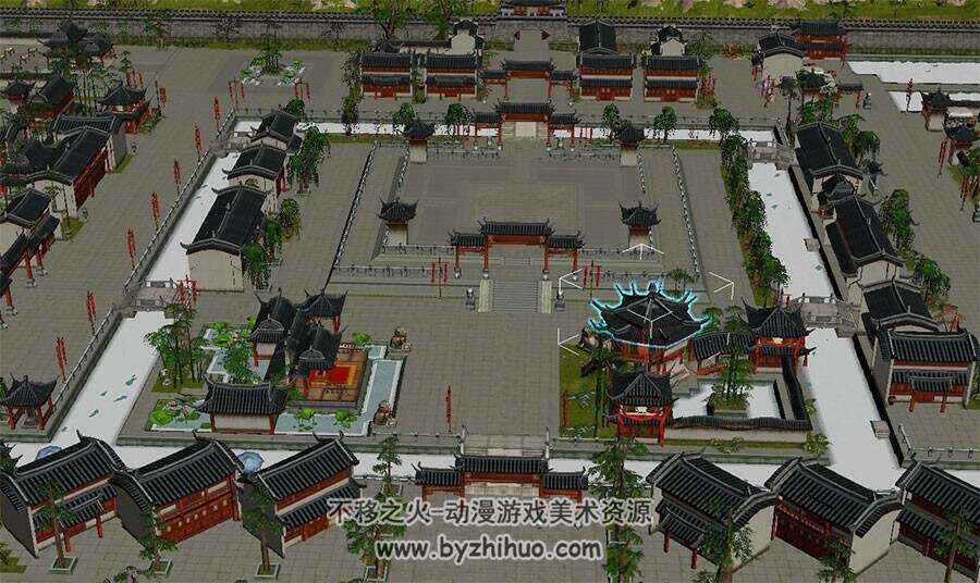 中国古代 城池 苏州城 3D模型