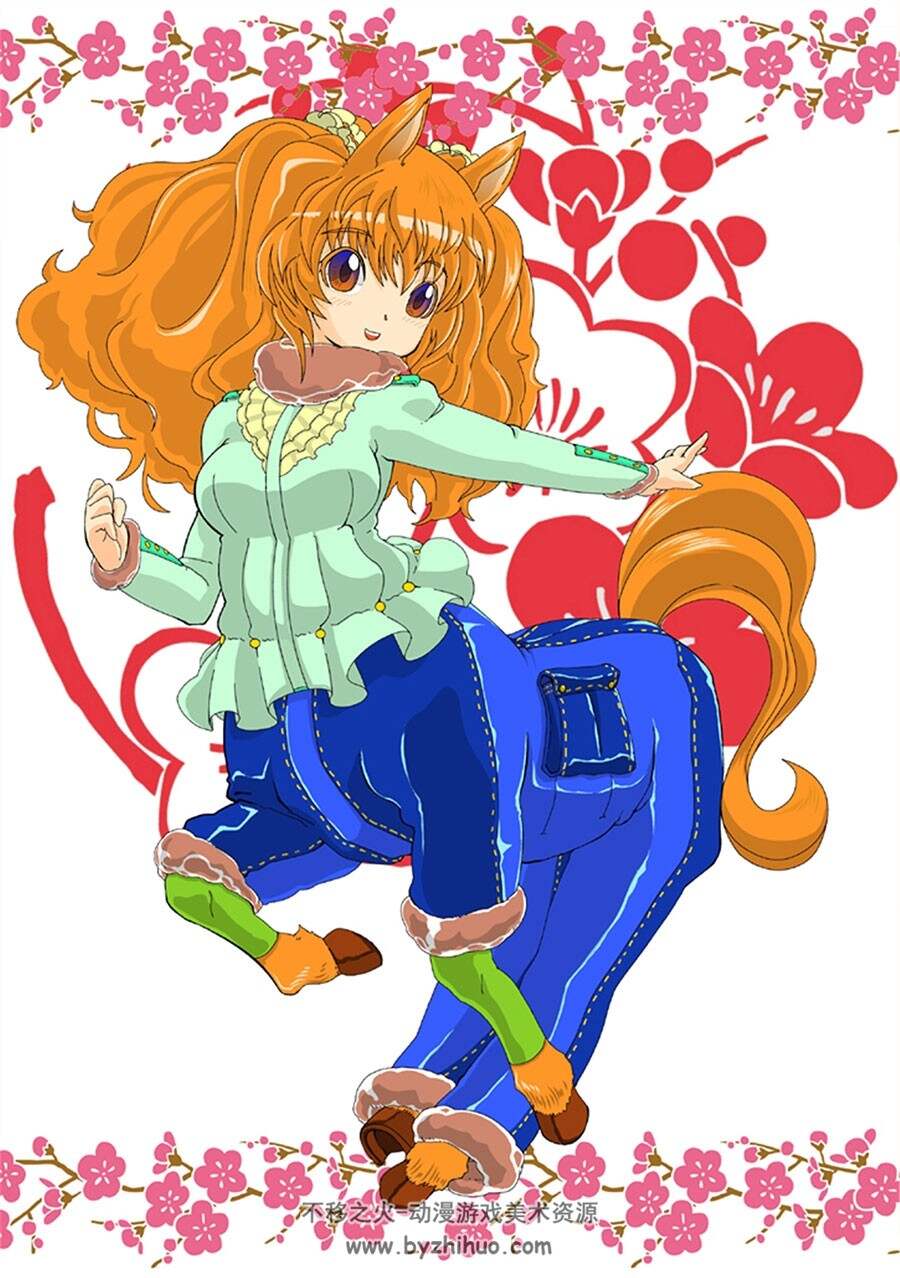 人马小姐不迷茫 插画壁纸分享 26P