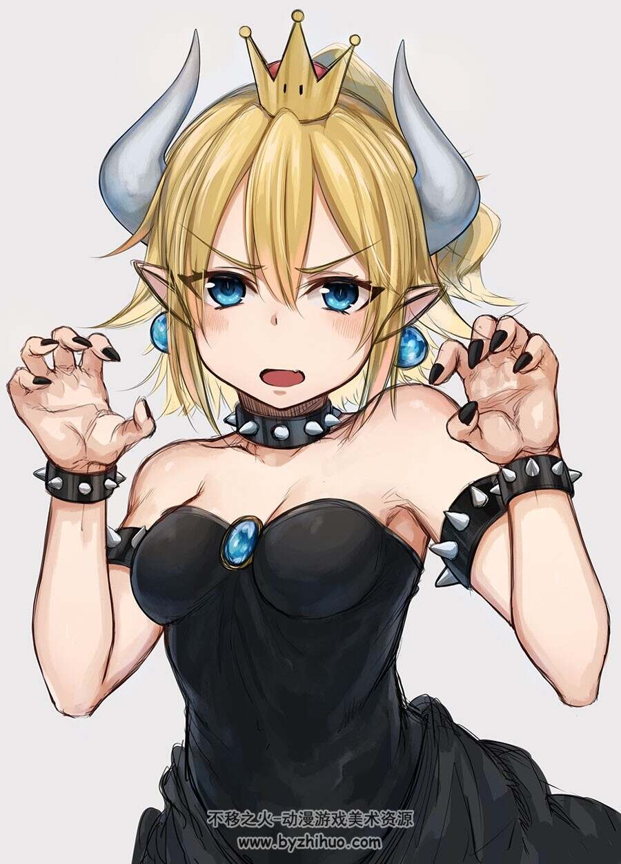 Princess Bowsette collection 壁纸插画美图分享 346P