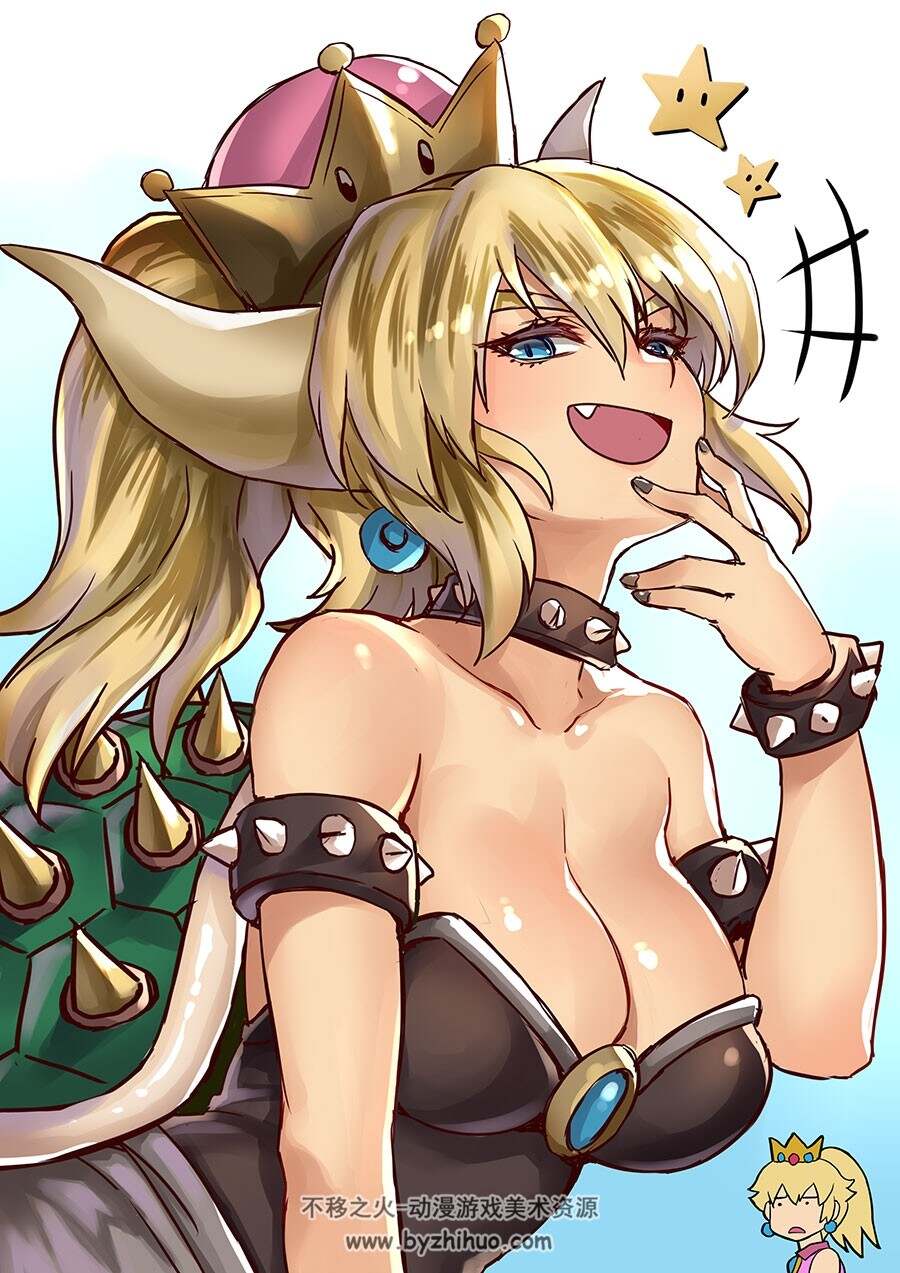 Princess Bowsette collection 壁纸插画美图分享 346P
