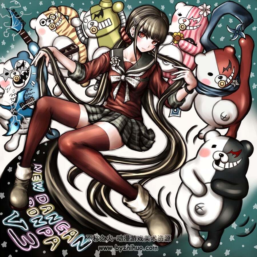 ニューダンガンロンパV3 插画壁纸分享 50P