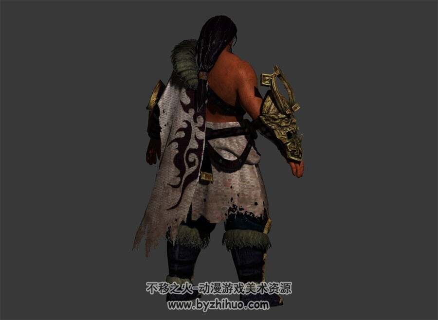 古风武侠 丐帮帮主 萧天放 3D模型 高精模