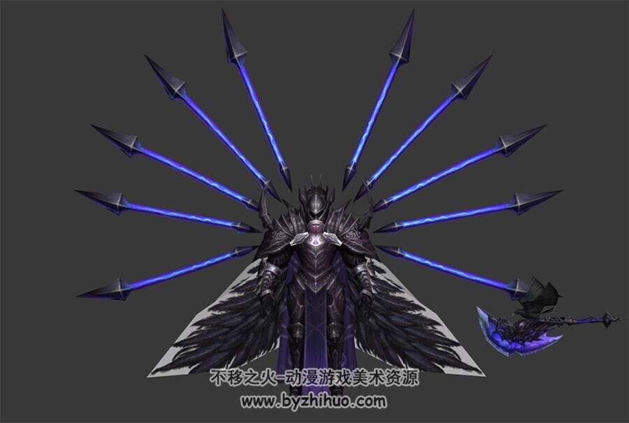 西方暗黑魔幻 毁灭战神 3D模型