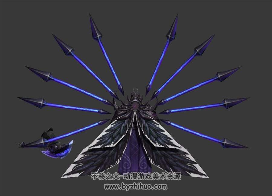 西方暗黑魔幻 毁灭战神 3D模型