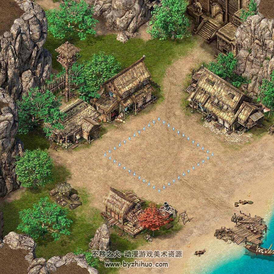 传奇风 游戏场景地图分享 116P