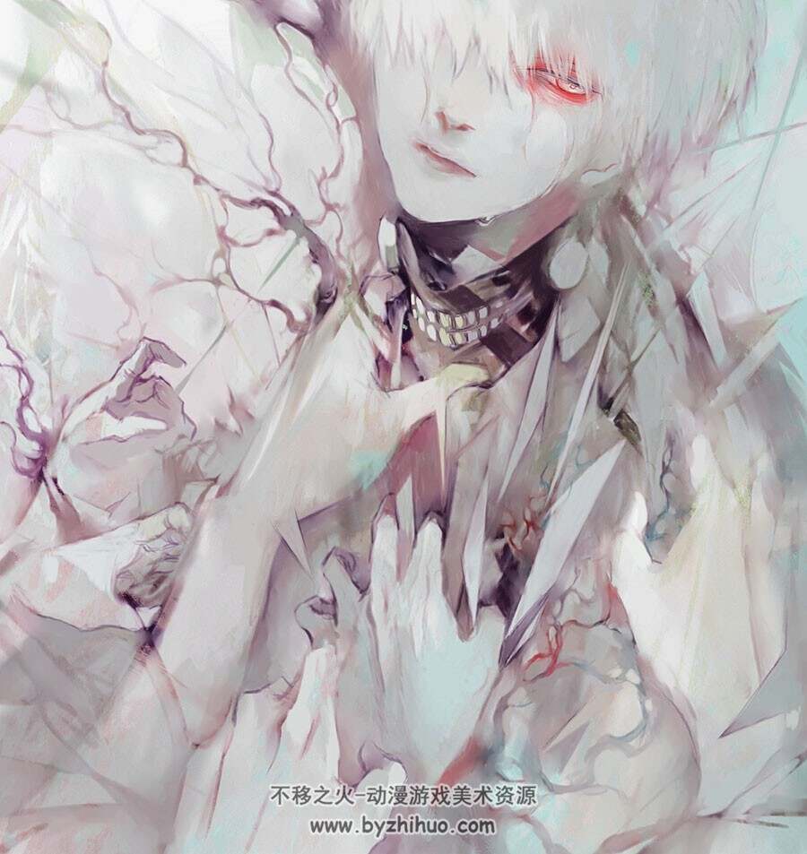 金木研 动漫同人 插画壁纸分享 21P