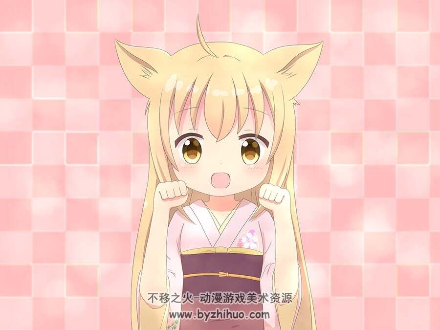 黄毛狐娘/柚 萌萌哒~插画头像美图分享 59P