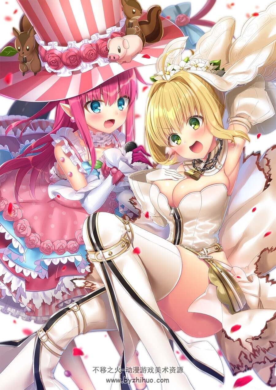 Fate/EXTRA 尼禄·克劳狄乌斯 插画图集分享 50P