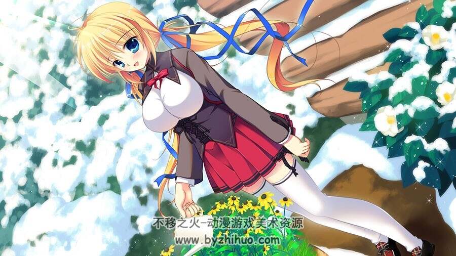 真夏の夜の雪物語 插画壁纸图包 34P