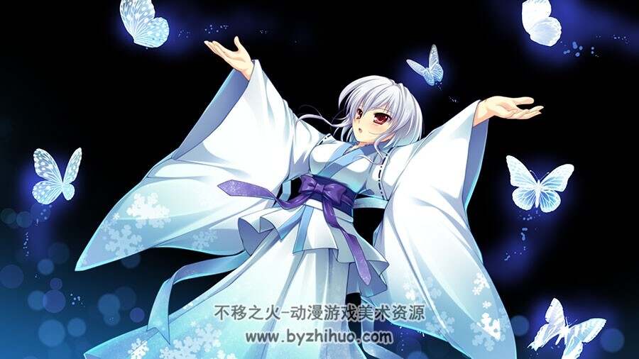 真夏の夜の雪物語 插画壁纸图包 34P