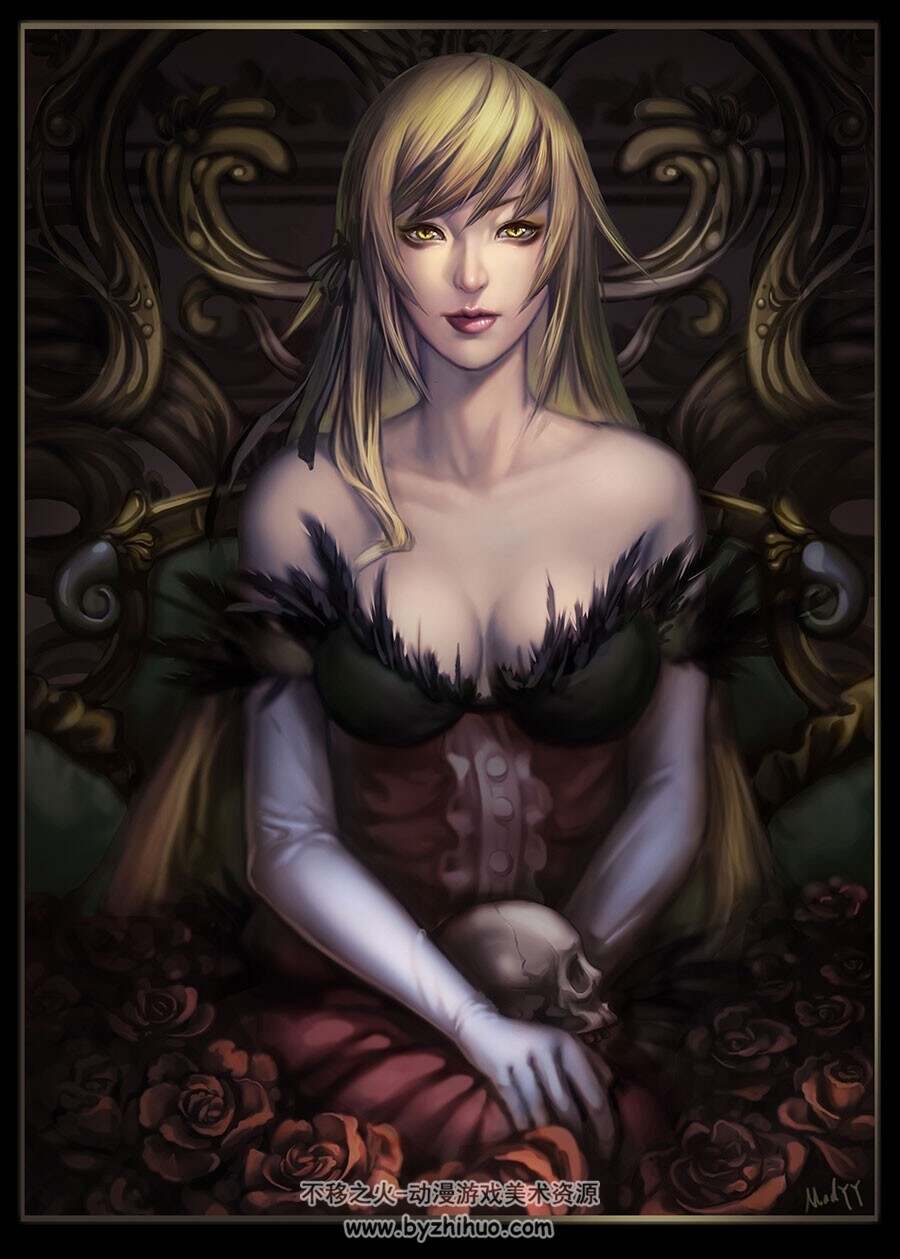 忍野忍出自物语系列 女主角插画图包分享 50P