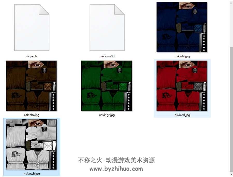 日本和风忍者刺客 3D模型