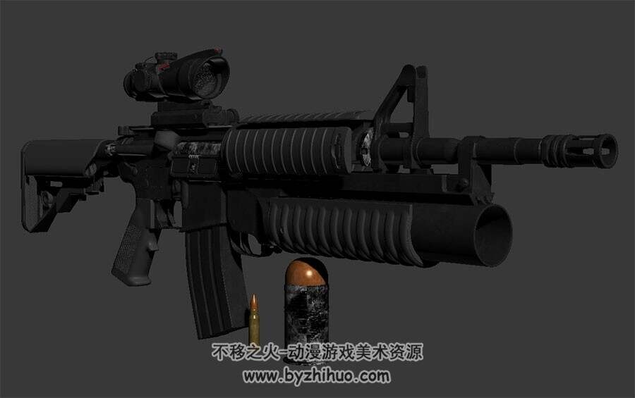 现代枪械3D模型合集