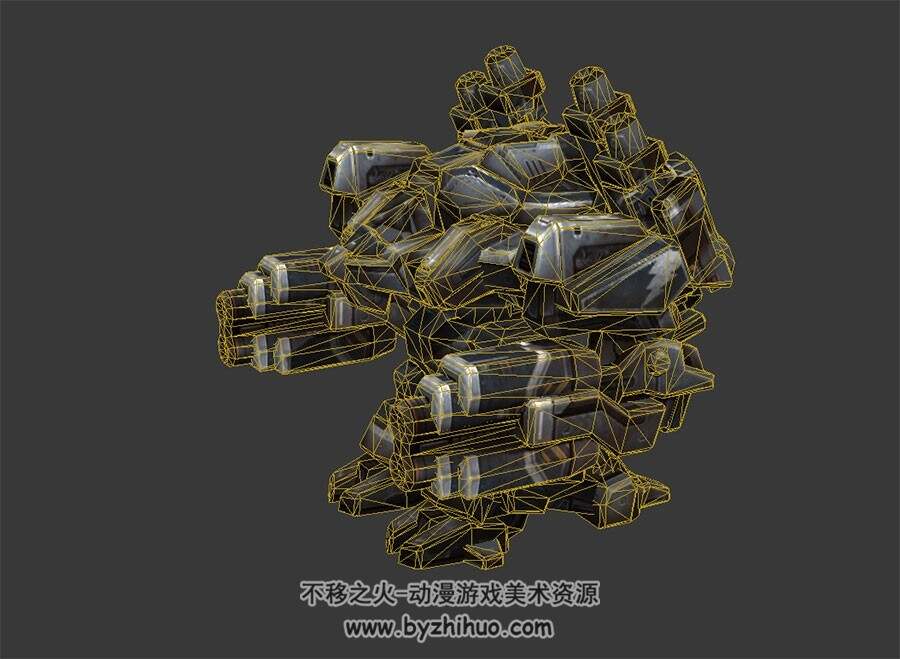 超大号 科幻机甲 3D模型