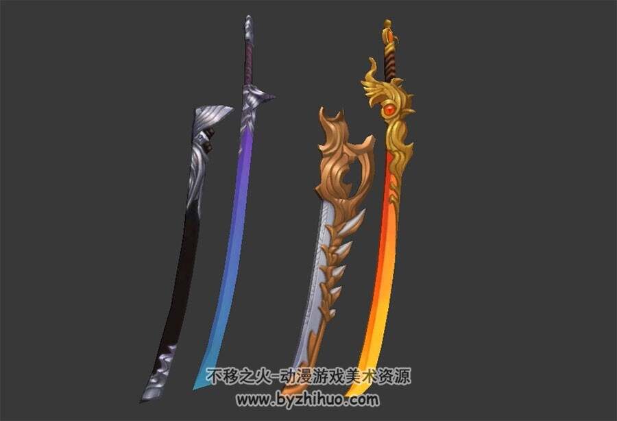 6组仙魔剑 Max模型