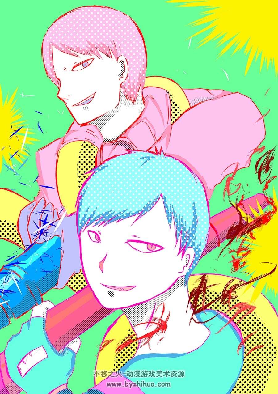 十二大战 角色插画图集分享 48P