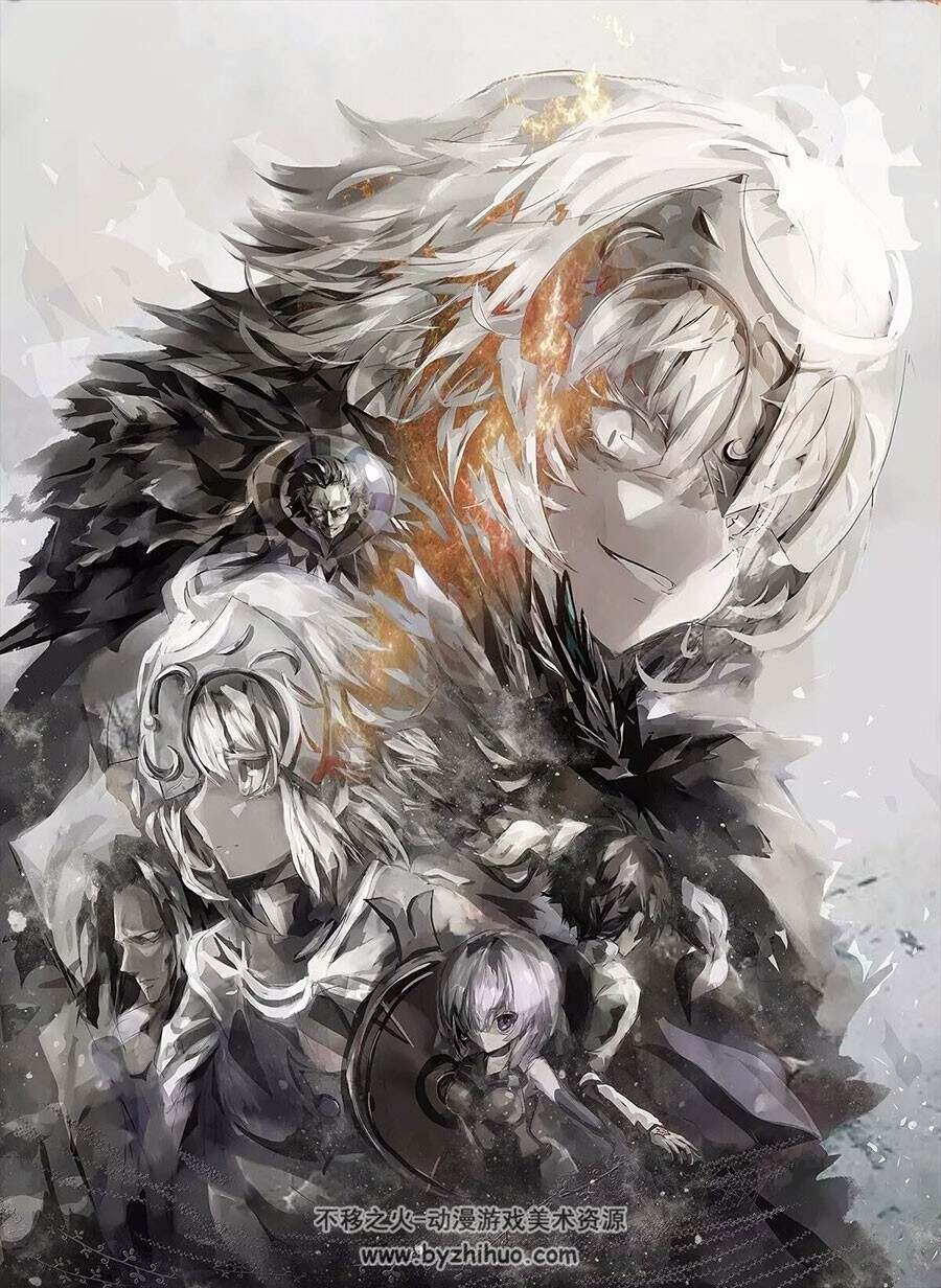 贞德 小姐姐插画壁纸图包分享 417P