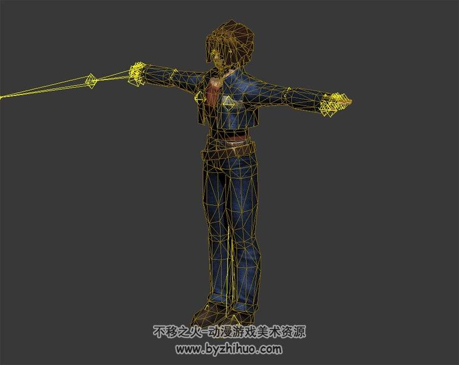 撕裂重罪·天启 男主角 瑞文 大剑使 3D模型 有绑定