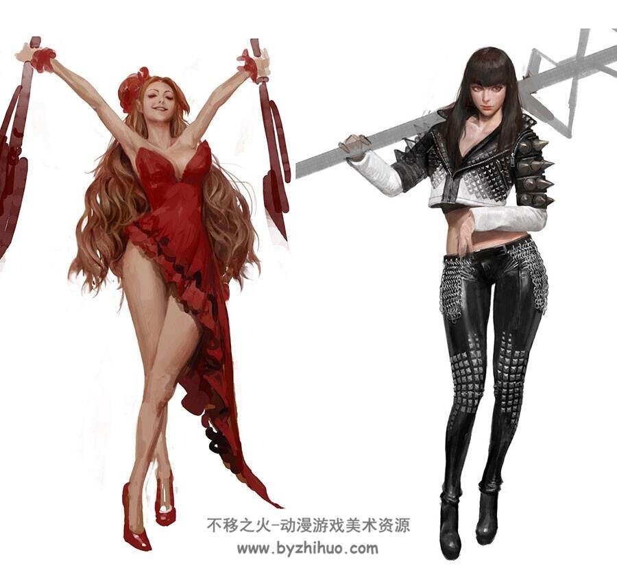 sangsu jeong 角色原画设定参考 134P