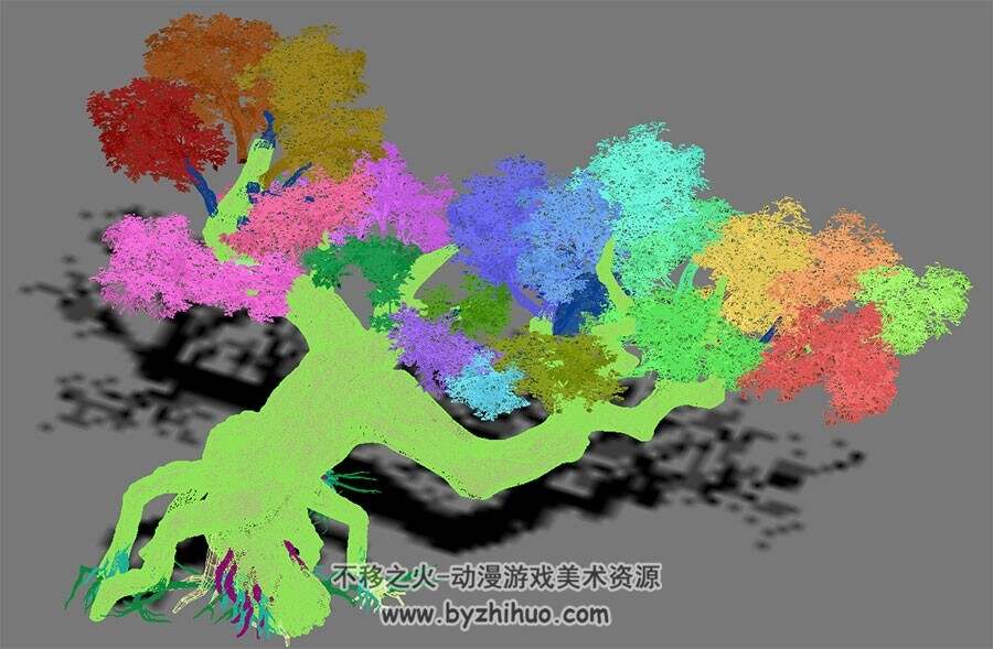参天大树 Max模型