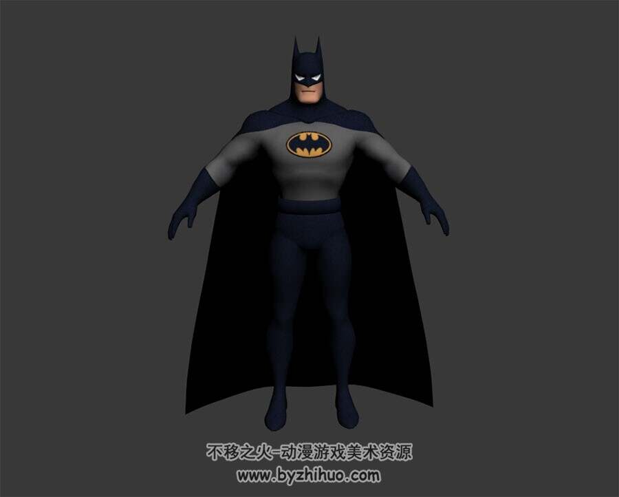 DC漫画 蝙蝠侠 3D模型 高精模