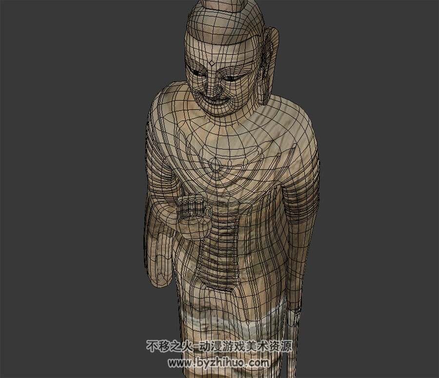 敦煌佛祖雕像 Max模型