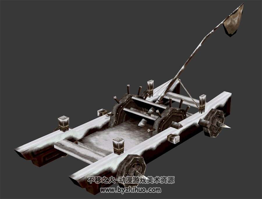 雪中战车 Max模型