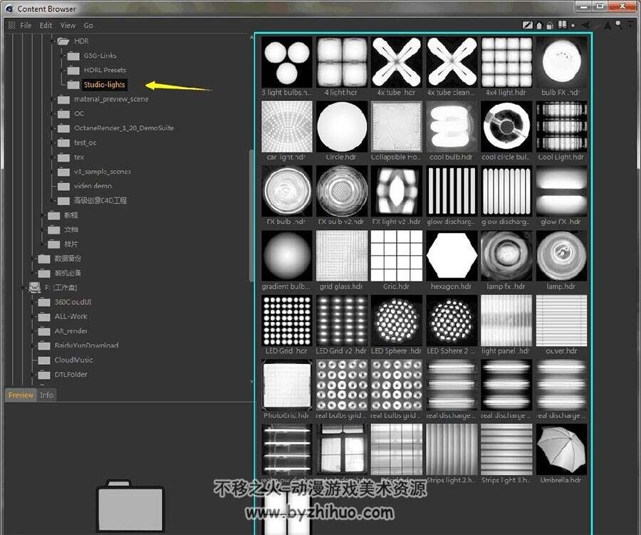 C4D 800多套HDRI高清贴图合集 17.4GB