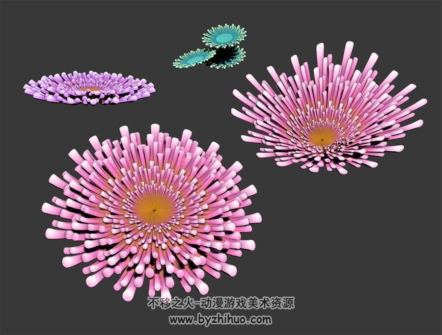 海洋海底植物 Max模型