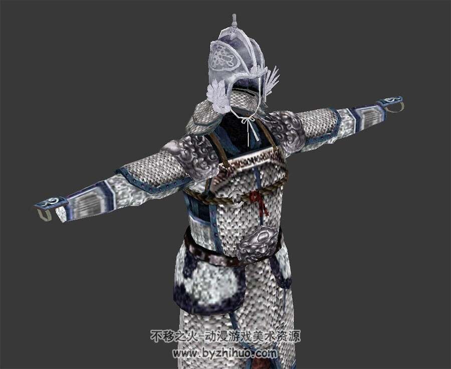 白甲小士兵套装max模型