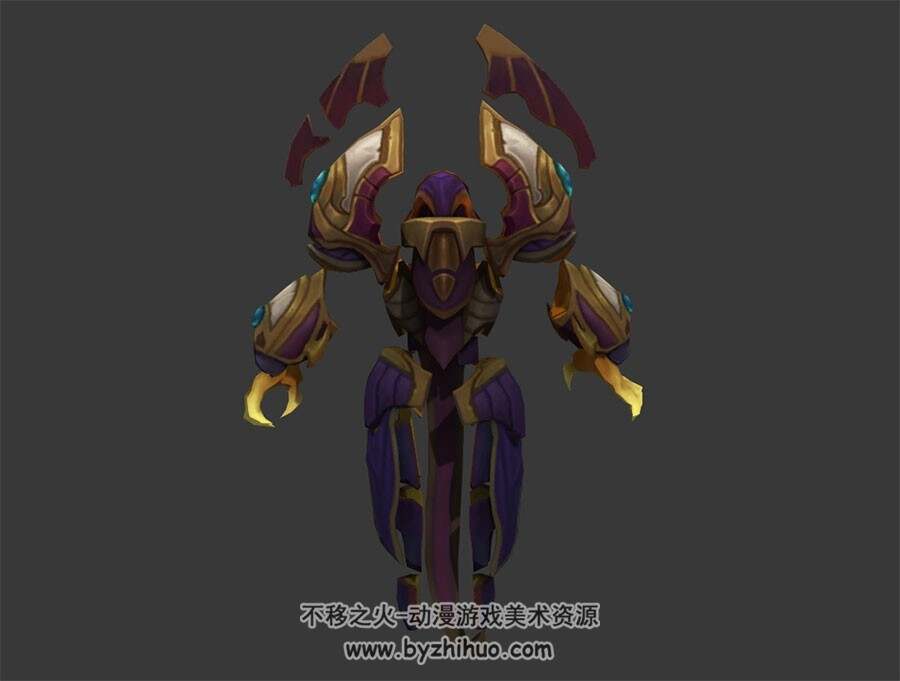 卡通幽灵 3D模型 有绑定