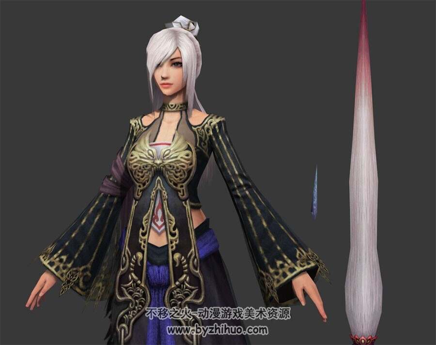 白发李莫愁 Max模型