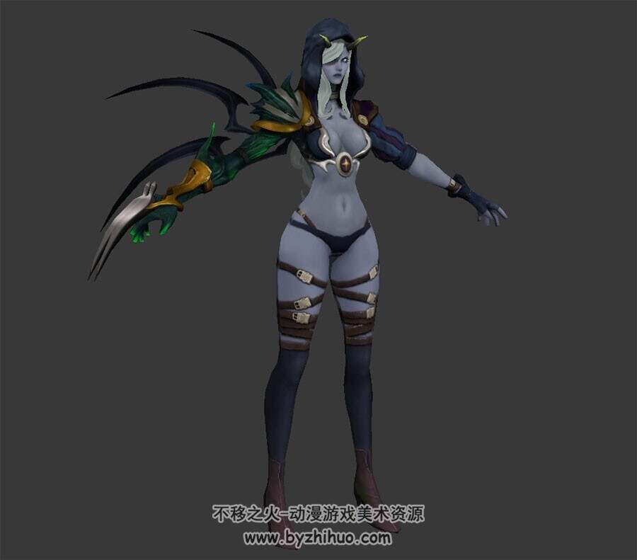 魔幻类暗夜精灵 Max模型