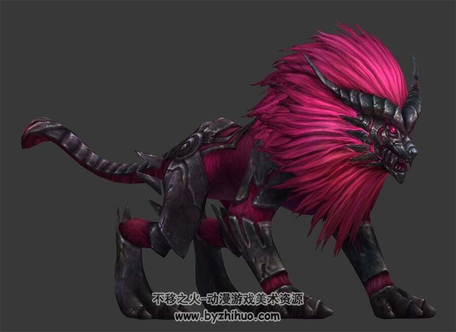 暗黑魔域铁甲狂狮 Max模型