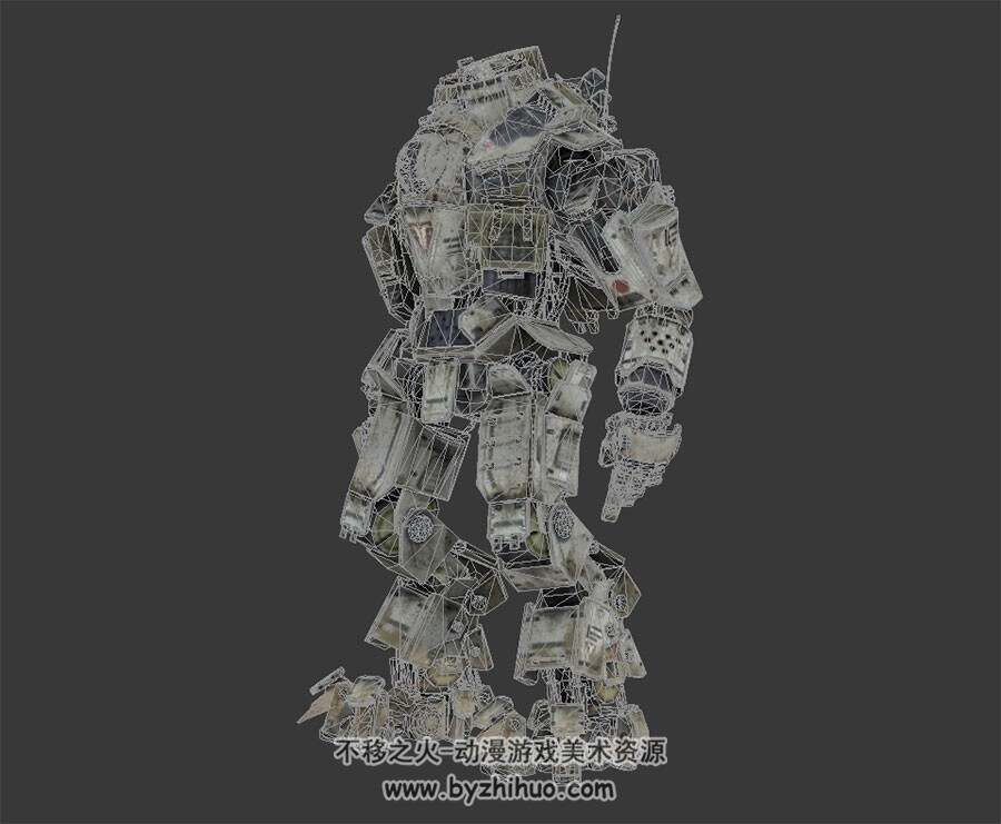 泰坦陨落 战斗机器人 3D模型