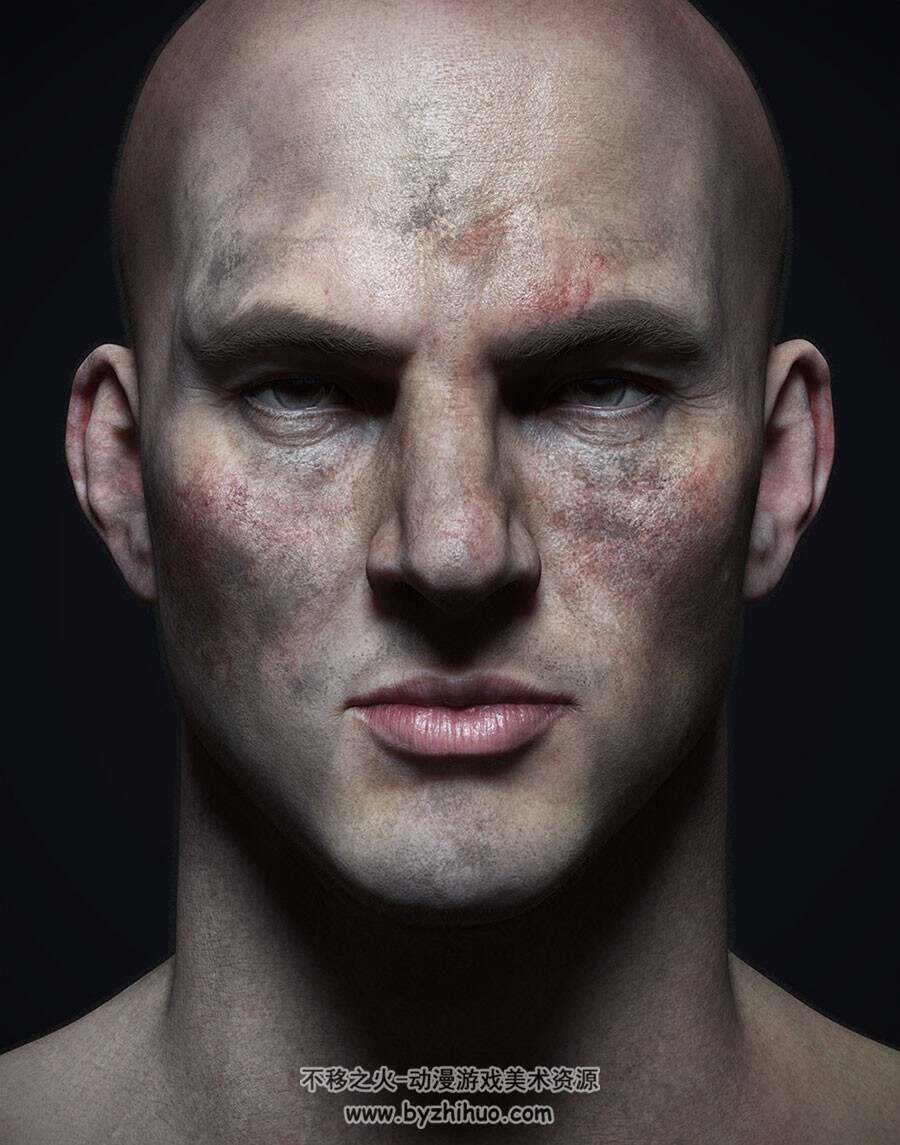 Elliotthjy 人物3D渲染图包分享 30P