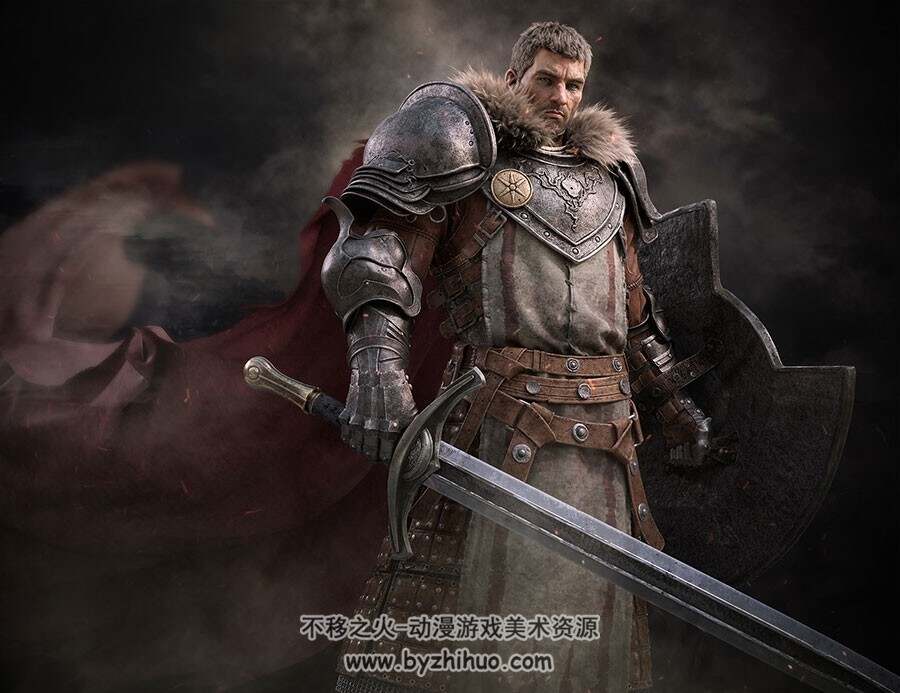 Elliotthjy 人物3D渲染图包分享 30P