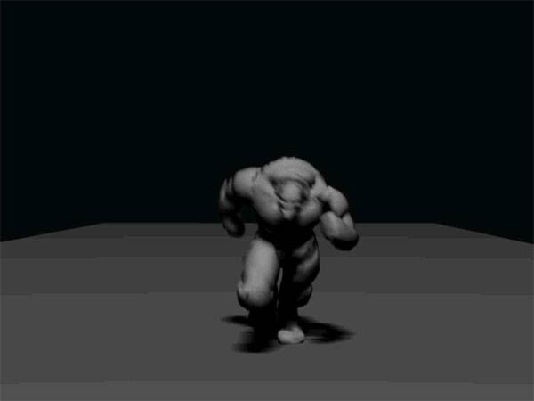 怪物巨人 跑步动作 BIP文件