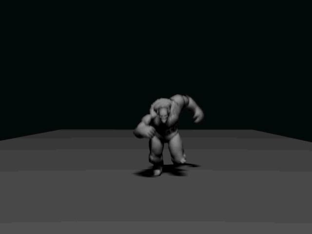 怪物巨人 跑步动作 BIP文件