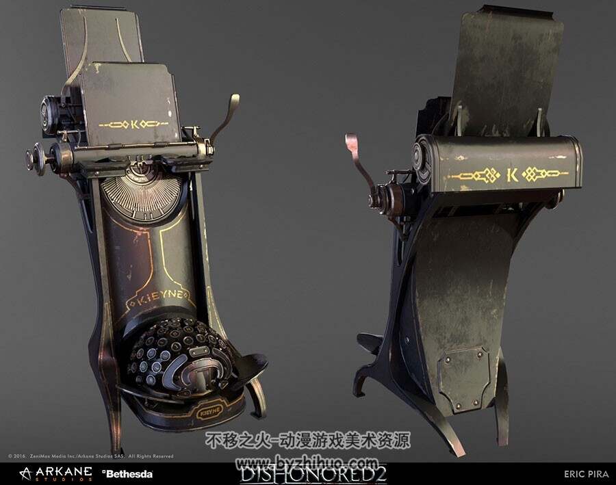 DISHONORED 2 生物物件等3D渲染图集分享 278P