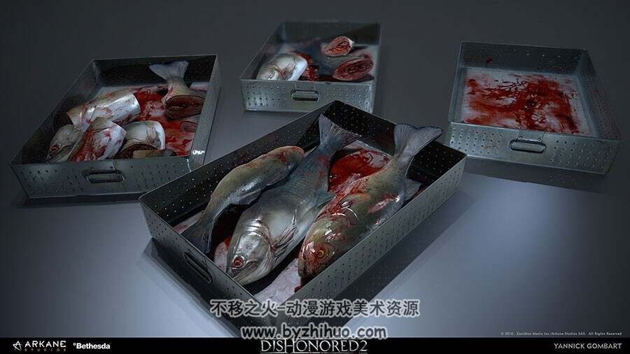 DISHONORED 2 生物物件等3D渲染图集分享 278P