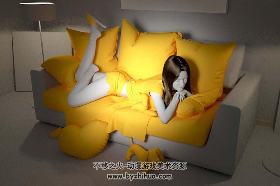 韩国3D艺术家 seungmin Kim 人物渲染图集分享 175P