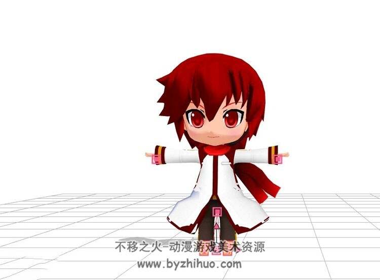 V家里KAITO 含Q版3D模型