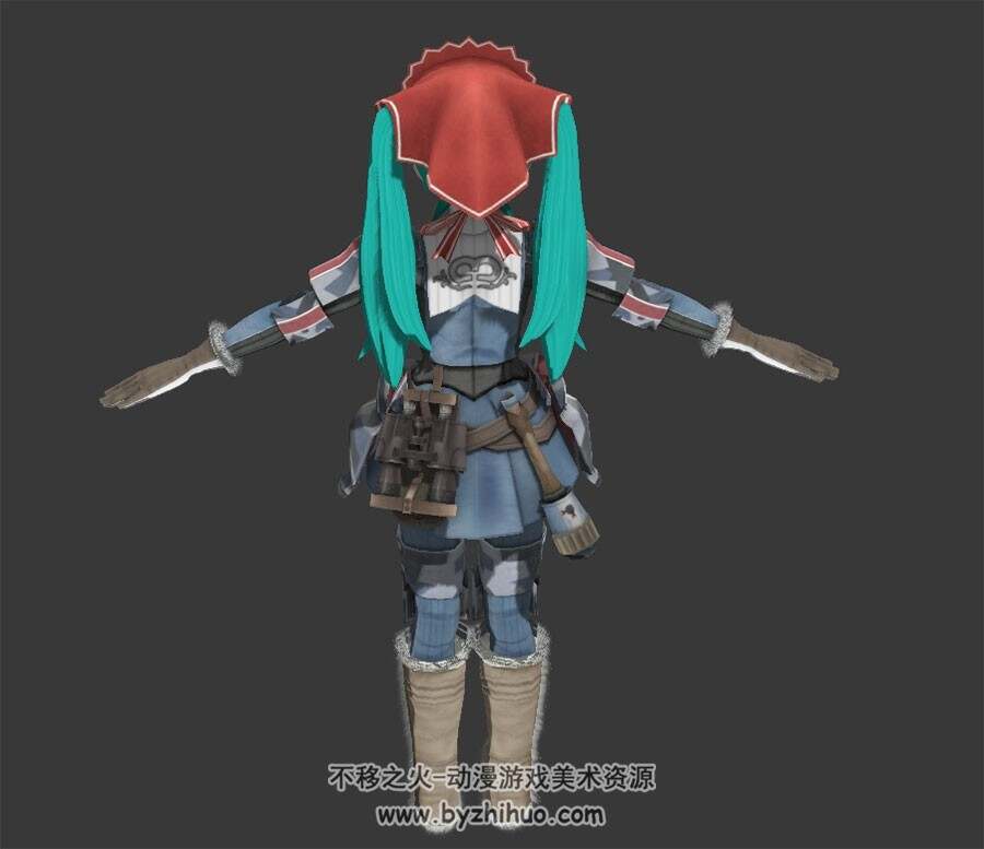 初音 女武神装 3D模型