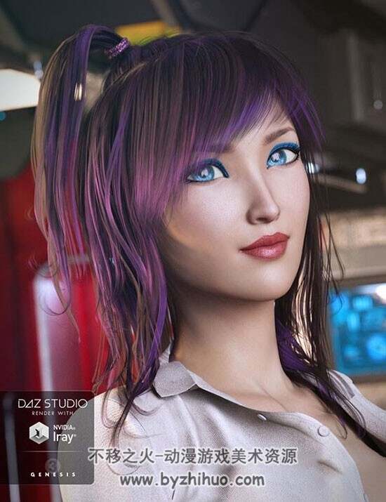 DAZ 3D现代中西方美女模型合辑分享