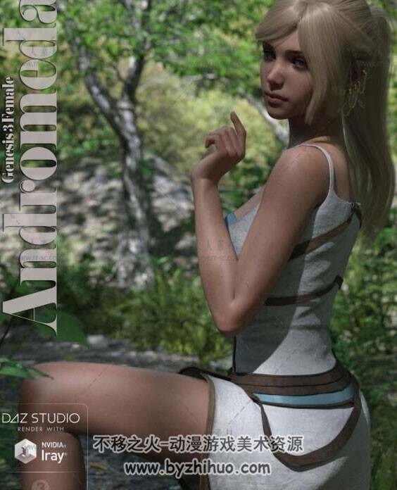 DAZ 3D丛林中的女孩的模型分享